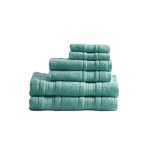 Lightweight 6-Piece Bath Towel Set [Certified], Teal