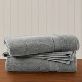 800gsm Oversized 2-Piece Bath Towel/Bath Sheet Set, D Grey
