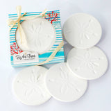 By the Shore Sand Dollar Drink Coaster Set of 4