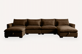 PERTH 157" 4-Seater Sofa with 2 Ottomans 12