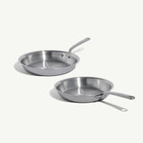 MADE IN Stainless Clad Frying Pan Set
