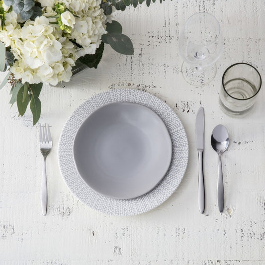 Amanda Gray Dinner Plate 10.75"