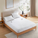 Microfiber 10 Heat Setting Heated Quilted Mattress Pad