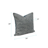 Furley Navy 24x24 Pillow