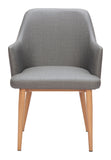 Wisom Dining Chair (Set of 2) Gray