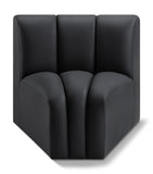 Arc - Faux Leather Curved Corner Chair