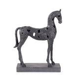 Black Stallion in Polyresin