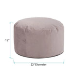 Foot Pouf Bella Ash