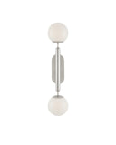 Barbican Double-Light Nickel Wall Sconce