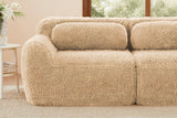 MELLOW 149" 4-Seater Sofa with 2 Ottomans
