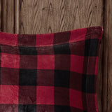 Plush To Sherpa Winter Comforter Set, Red Buffalo Check