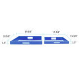 Saint Tropez Square Tray Set of 2 - Classic Navy