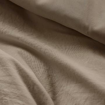Soft Washed Pinch Pleat Comforter, Khaki