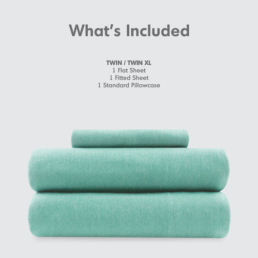 Jersey Knit All Season Sheet Set, Teal