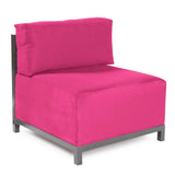 Axis 3pc Sectional Regency Fuchsia Titanium Frame