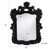 Turner Mirror - Glossy Black