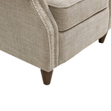 Push Back Recliner Lounge Chair, Sand *