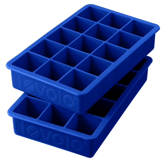 Perfect Cube Silicone Ice Molds - Set of 2