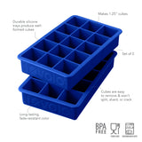 Perfect Cube Silicone Ice Molds - Set of 2