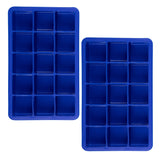 Perfect Cube Silicone Ice Molds - Set of 2