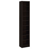 Eliam 71-inch 9-shelf Bookcase Cappuccino