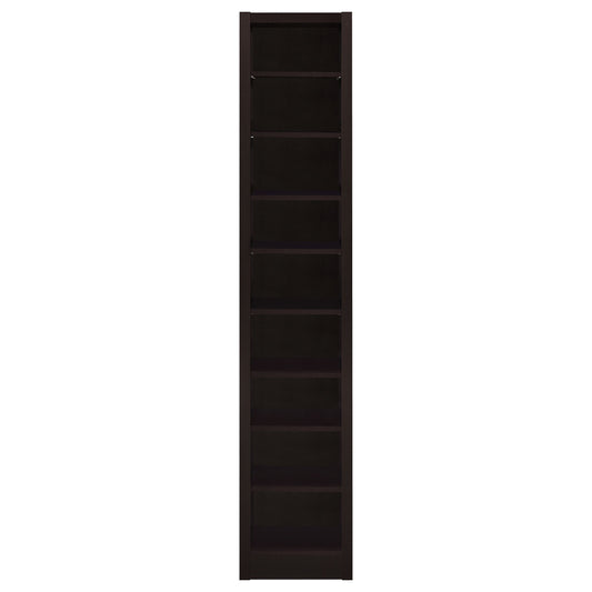 Eliam 71-inch 9-shelf Bookcase Cappuccino