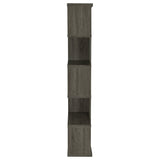 Joey 71-inch 5-shelf Bookshelf Weathered Grey