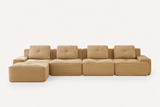 CORDELIA 153" 4-Seater Sofa with 1 Ottoman