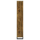 Delwin 71-inch 6-shelf Bookshelf Rustic Nutmeg