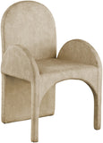 Summer Contemporary Dining Arm Chair Set of 2 - Luxurious Upholstery, Durable Steel Frame Design