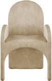 Summer Contemporary Dining Arm Chair Set of 2 - Luxurious Upholstery, Durable Steel Frame Design