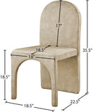 Summer Luxurious Contemporary Dining Chairs - Stylish Set of 2 with Durable Steel Frame
