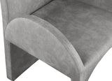 Summer Contemporary Dining Arm Chair Set of 2 - Luxurious Upholstery, Durable Steel Frame Design