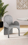 Summer Contemporary Dining Arm Chair Set of 2 - Luxurious Upholstery, Durable Steel Frame Design