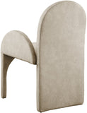 Summer Contemporary Dining Arm Chair Set of 2 - Luxurious Upholstery, Durable Steel Frame Design