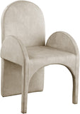 Summer Contemporary Dining Arm Chair Set of 2 - Luxurious Upholstery, Durable Steel Frame Design
