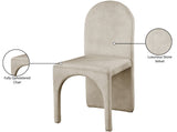 Summer Luxurious Contemporary Dining Chairs - Stylish Set of 2 with Durable Steel Frame