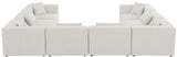 Cube - Linen 8 Piece Modular Sectional