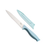 Spice by Tia Mowry 6-Piece Cutlery Set w/ Cutting Board, Stainless Steel Knives and Sheaths