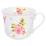 English Garden Rose Porcelain Tea Cup & Saucer 400ml