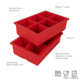 King Cube Silicone Ice Molds - Set of 2