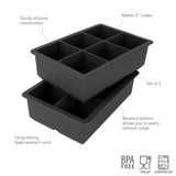King Cube Silicone Ice Molds - Set of 2