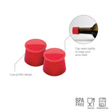 Silicone Wine Caps - Set of 2