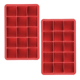 Perfect Cube Silicone Ice Molds - Set of 2