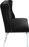 Suri Velvet Bench – Elegant Contemporary Settee with Chrome Legs and Button Tufting for Modern Spaces
