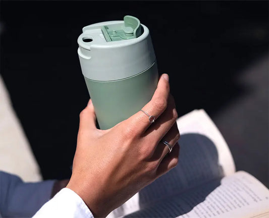 Sipp™ Green Travel Mug Large with Hygienic Lid 454ml