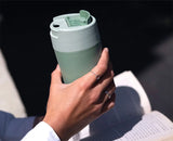 Sipp™ Green Travel Mug Large with Hygienic Lid 454ml