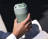 Sipp™ Green Travel Mug Large with Hygienic Lid 454ml