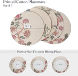 Multi Chintz Braided Cotton Placemat Set of 6