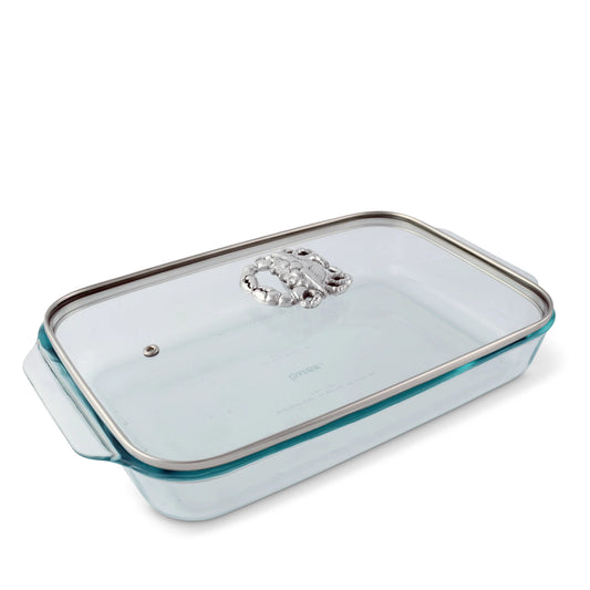 Crab Lid with Pyrex 3 quart Baking Dish